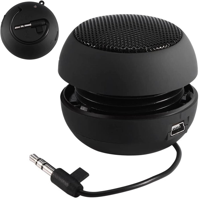 KASTWAVE Mini Speaker, Portable Speaker built-in 3.5mm Aux Audio Jack Plug, HD Stereo Sound Rechargeable Outdoor Speaker for iPad/Smart Phone/Computer