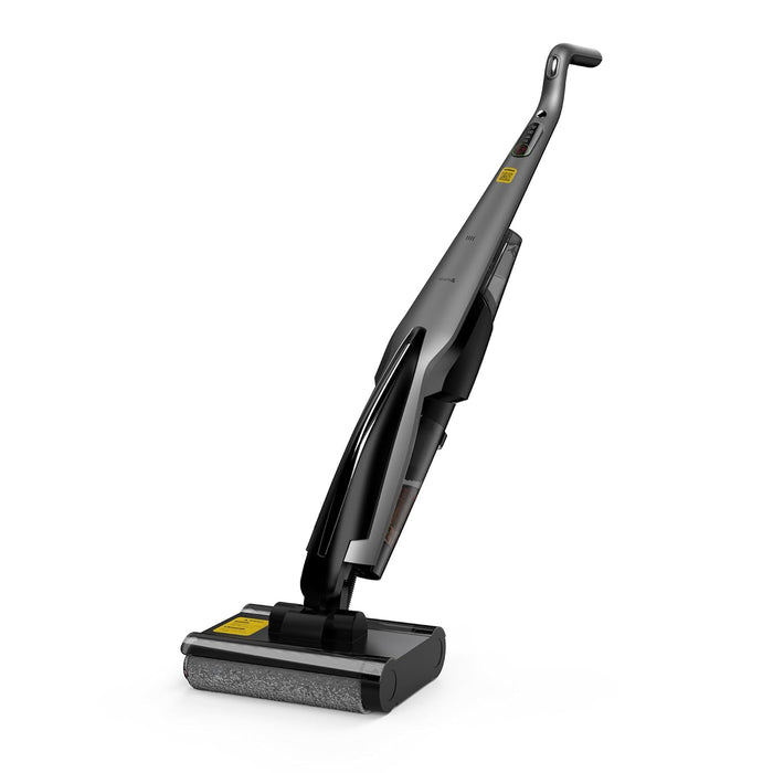 Deerma VX96W Cordless Vacuum Cleaner, Wet And Dry Vacuum Cleaner 15kPa Suction Force Double Roller Brush One Button Self Cleaning 600ml Clean Water Tank & 700ml Sewage Tank 4000mAh Battery 160W