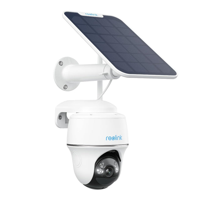 Reolink PTZ Solar Security Camera Outdoor Wireless, 2K+ 5MP Color Night Vision, 360 view Battery IP Cam, Human/Car Detection, 2.4/5GHz WiFi, 2-Way Audio, Works with Alexa, Argus PT + Sun-Powered Panel