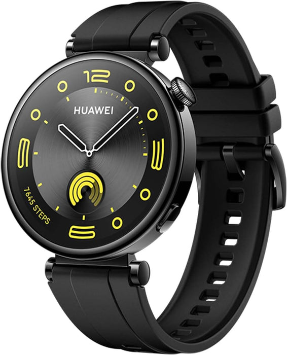 HUAWEI Watch GT4 46mm Smartwatch, Upto 2-Weeks Battery Life, Dual-Band Five-System GNSS Positioning, Pulse Wave Arrhythmia Analysis, 24/7 Health Monitoring, Compatible with Android & iOS, Black