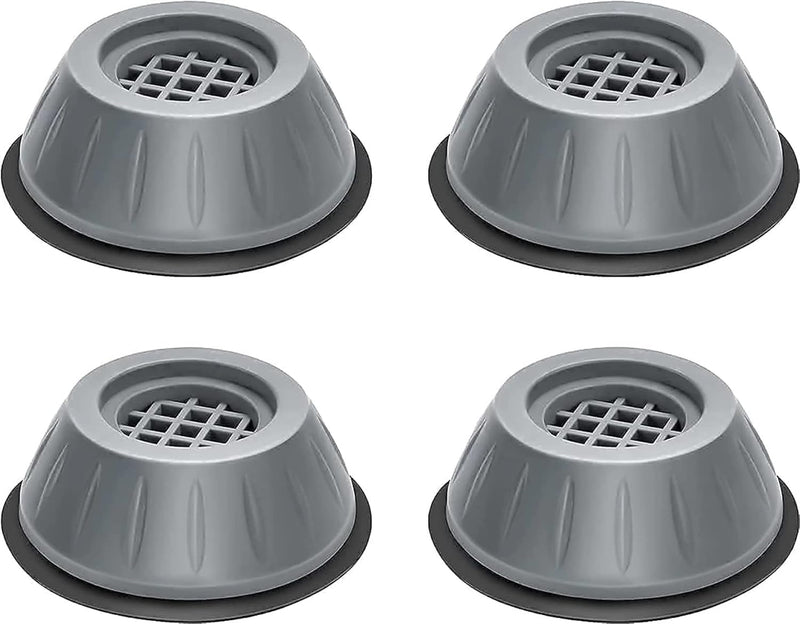Reznor Anti Vibration Pads for Washing Machine, 4 pcs Shock Washing Machine Non Slip Base Foot Pads, Noise Cancelling Mat for Washer and Dryer Machine
