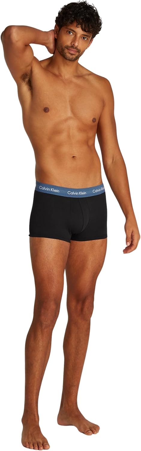 Calvin Klein Mens LOW RISE TRUNK 3PK Underwear Bottoms (pack of 1)