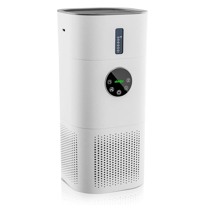 Abirday Air Purifiers 3-Stage Smart Air Purifyer for Bedroom Home up to 50㎡, With Built-in Humidifier Function, Hepa Air Filter Cleaner Super Mute Efficient Filtering for Pets Smokers Office