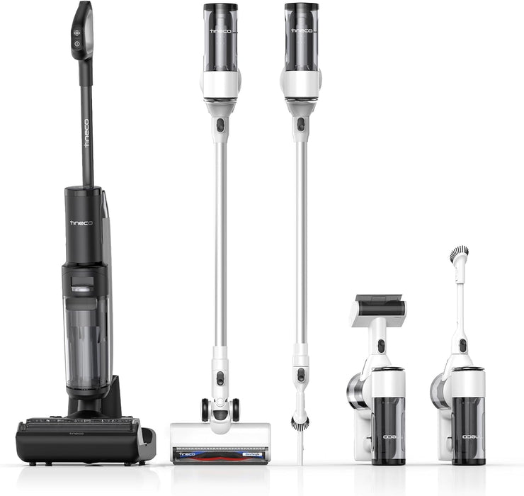 Tineco Floor ONE Switch S7 Wet Dry Vacuum Cleaner, Smart Floor Washer, Self-Cleaning, 65Min Runtime, ZeroTangle Brush, Whole-House Cleaning