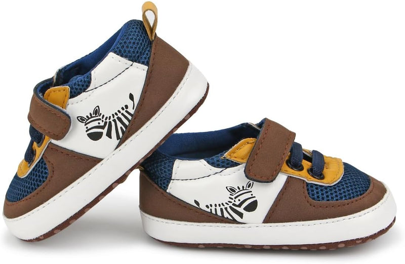 Baby Shoes Boys Sneakers Infant Slip On First Walking Shoes Toddler Crib Shoe Non-Slip Lightweight Shoes