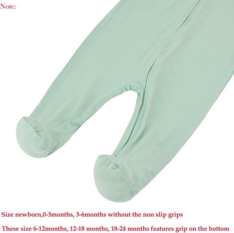 Aablexema Unisex Baby Baby Footie Pjs baby footie pjs