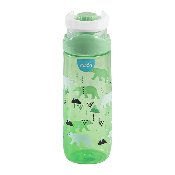 The Moon Brand Kids Water Bottle Portable 735ml for Indoor & Outdoor Activities: TravelPicnicsHikingschoolsports Spill ProofBreak ResistantBPA Free Dishwasher Safe, OdorFree ? Green