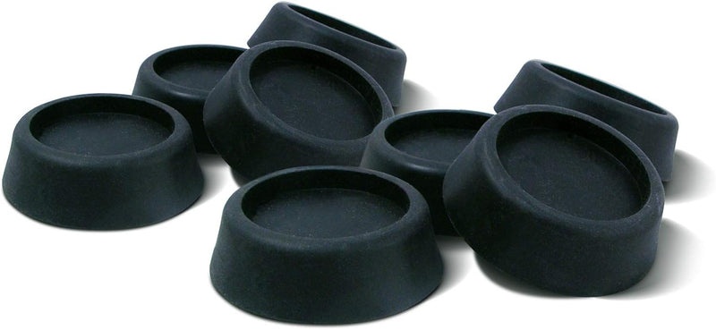 Ideaworks JB6368 Washing Machine Anti-Vibration Pads, 1-pack, Black, 4 Count