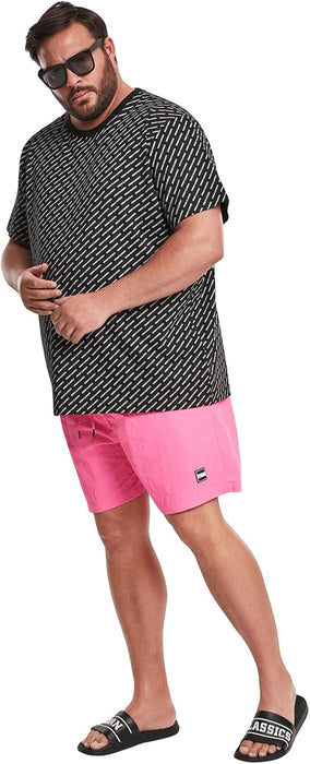 Urban Classics mens Block Swim Shorts Swim Trunks