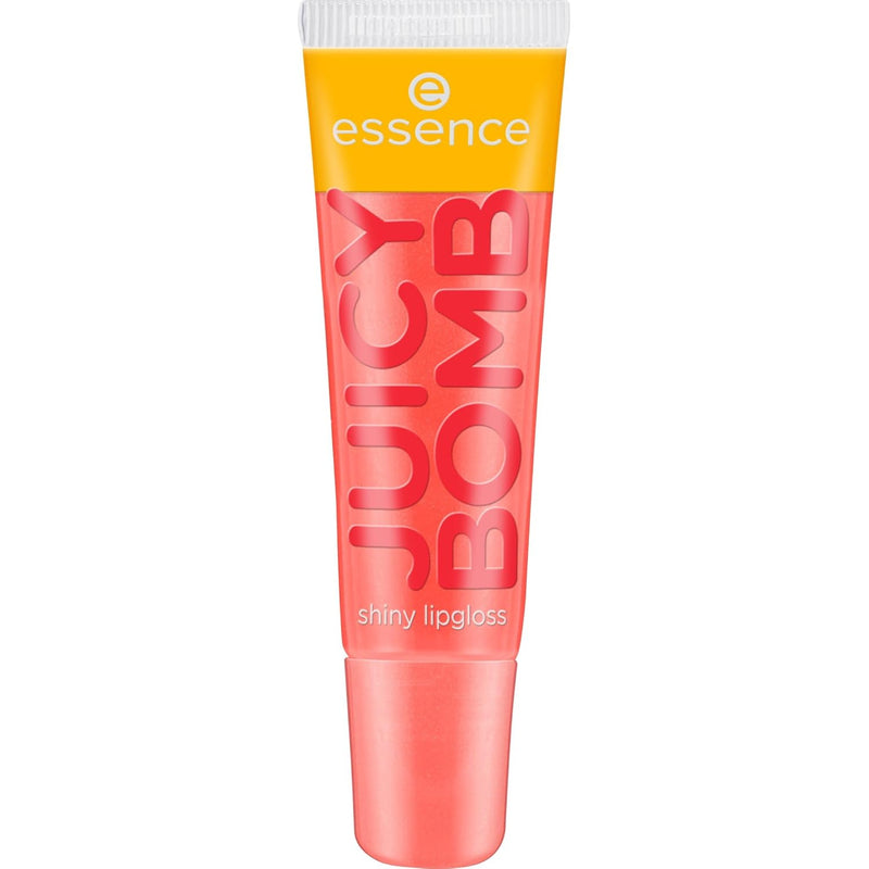 essence Juicy Bomb Shiny Lip Gloss No. 103 Proud Papaya Radiant Fresh Shimmering Vegan Alcohol Free Parabens No Microplastic Particles 10 ml
