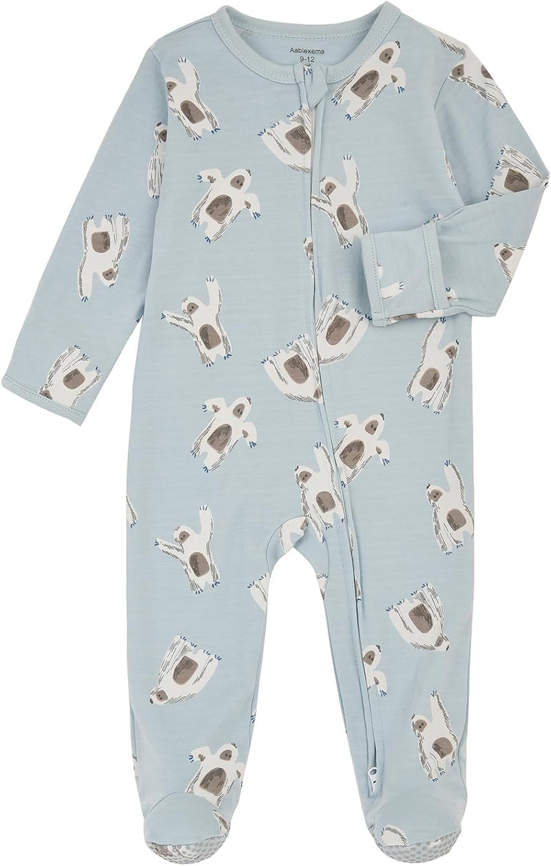 Aablexema Unisex Baby Baby Footie Pjs baby footie pjs
