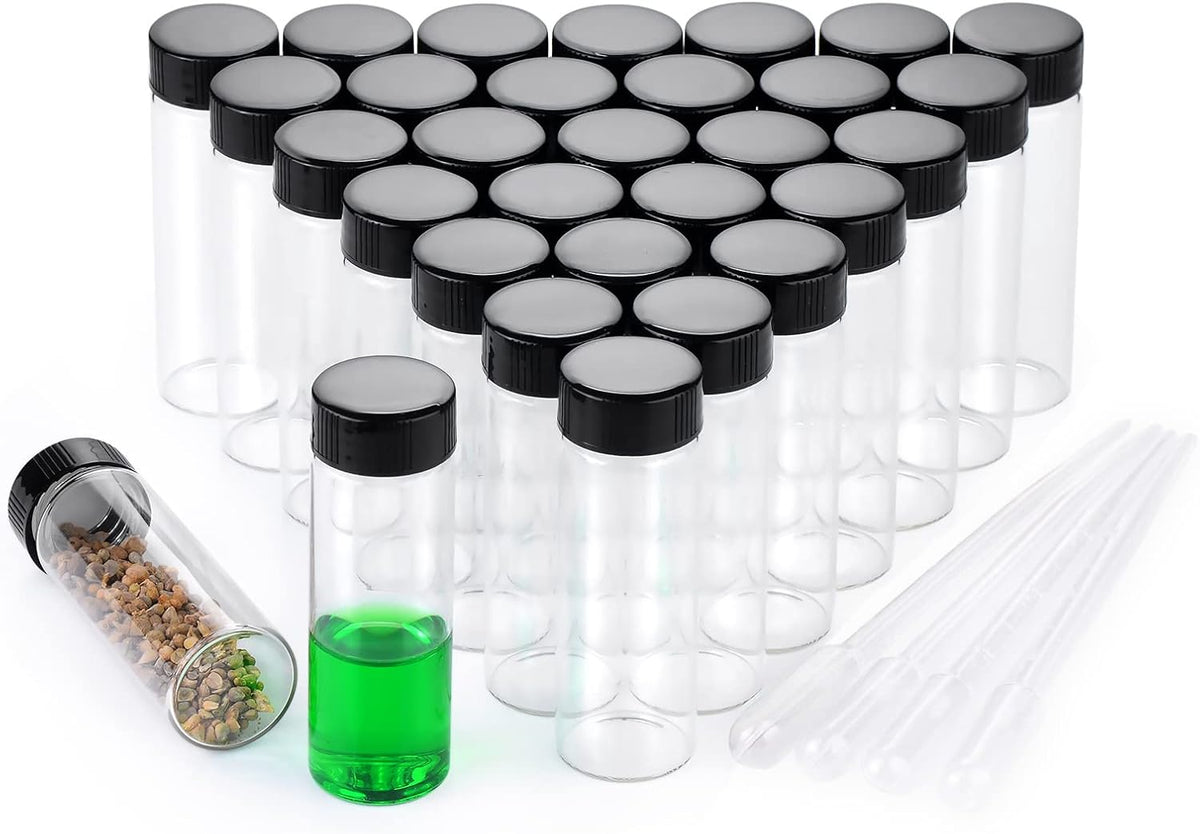 5ml Clear Small Glass Vials 100pcs with Screw Caps(100pcs) β image 5