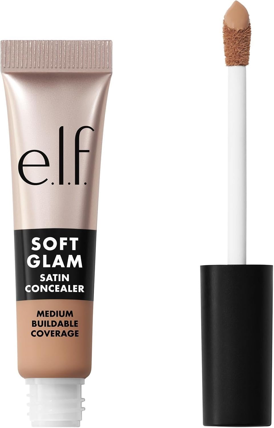 e.l.f. Soft Glam Satin Concealer, Medium Coverage for Impurities and Eye Area, Does Not Soop, Long-Lasting, Vegan and Cruelty Free, 10 Fair Cool β image 8