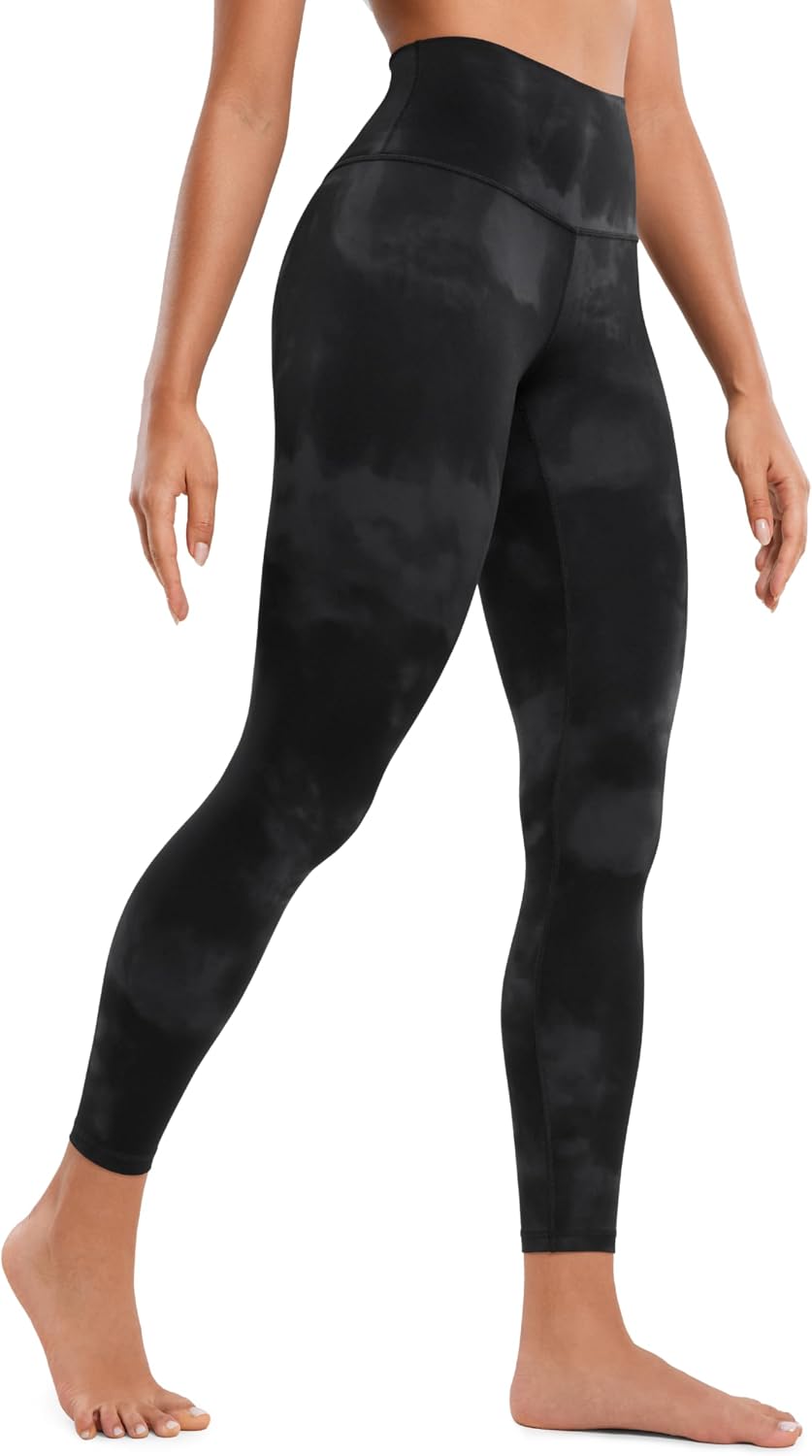 Women's Butter Luxe Leggings 25 Inches - High Waisted Buttery Soft Comfort Lounge Leggings