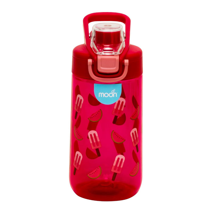 The Moon Brand Kids Tritan Water Bottle Portable 630ml for Indoor & Outdoor Activities: TravelPicnicsHikingBikingCamping Spill ProofBreak ResistantBPA Free , OdorFree Perfect Gift - Pink