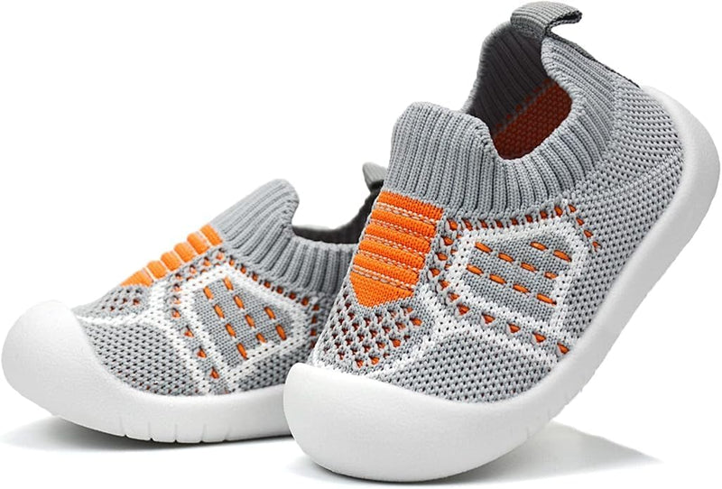ZONEY Baby Shoes Toddler First Walking Shoes Infant Sneakers Breathable Knitted Mesh Boy & Girls Shoes