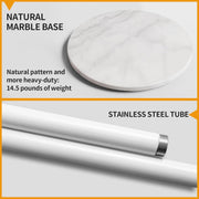 ORCHID M® Coat Racks, Coat Stand Metal Hat Heavy Bedroom Hallway Free Standing Clothes Hat Rack Hangers Hat Hanger Holde (White)