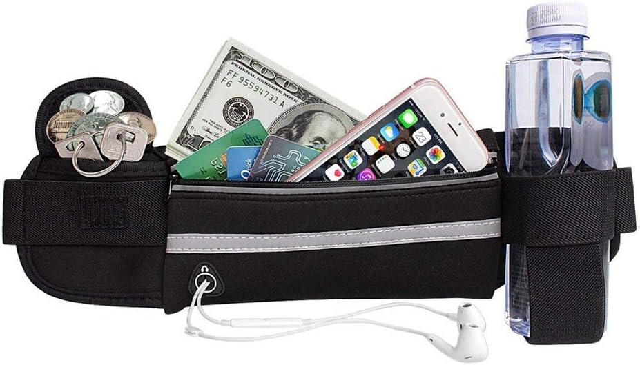 Running Belt with Extender, Bounce Free Pouch Bag, Fanny Pack Workout Belt Sports Waist Pack Belt Pouch for Apple iPhone XR XS 8 X 7+ Samsung Note Galaxy in Running Walking Cycling – image 3
