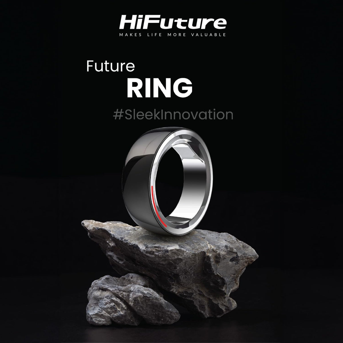 HiFuture Future Ring Smart Ring Black 65mm – image 2