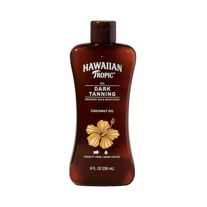 Hawaiian Tropic Dark Tanning Oil Original 8 Oz, Ounce (Pack Of 1)