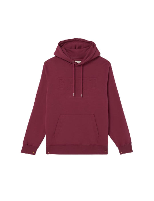 GANT Mens Embossed Hoodie