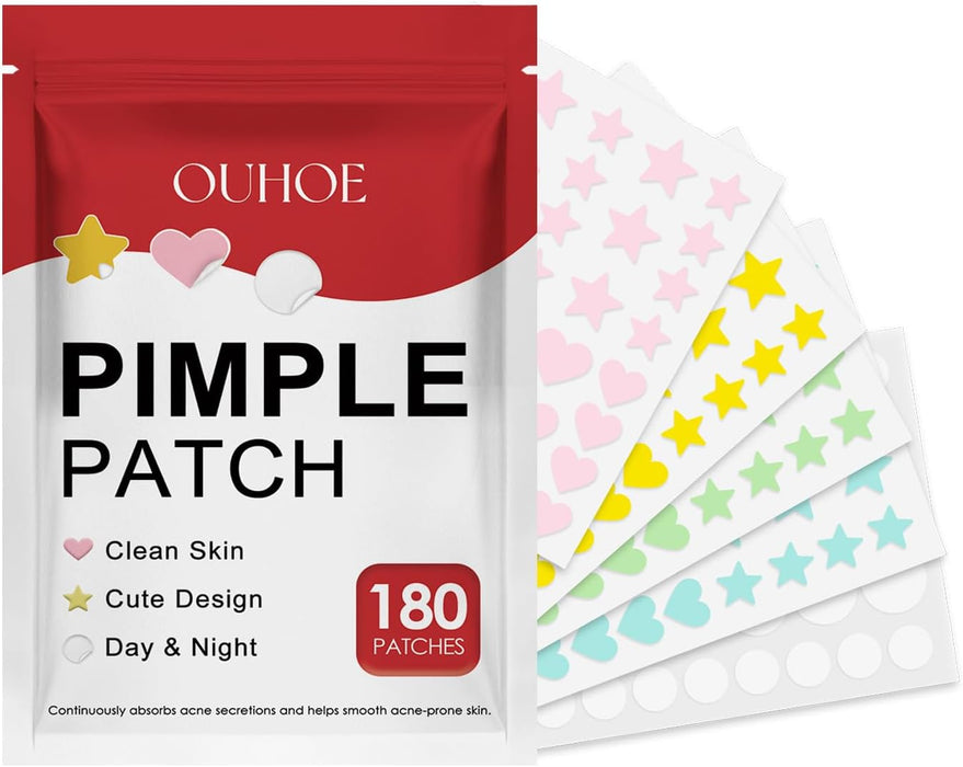 NALACAL Hydrocolloid Pimple Patches – Anti-Acne, Waterproof and Moisturizing Patches for Fast Healing and Blemish Protection