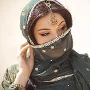 Honbay 12PCS Cute Hijab Pins Crystal Rhinestone Ball Pearl Brooch Pins Headscarf Shawl Scarf Muslim Hijab Scarf Clips Safety Pins Buttons Wedding Dress Decorative Boutonniere