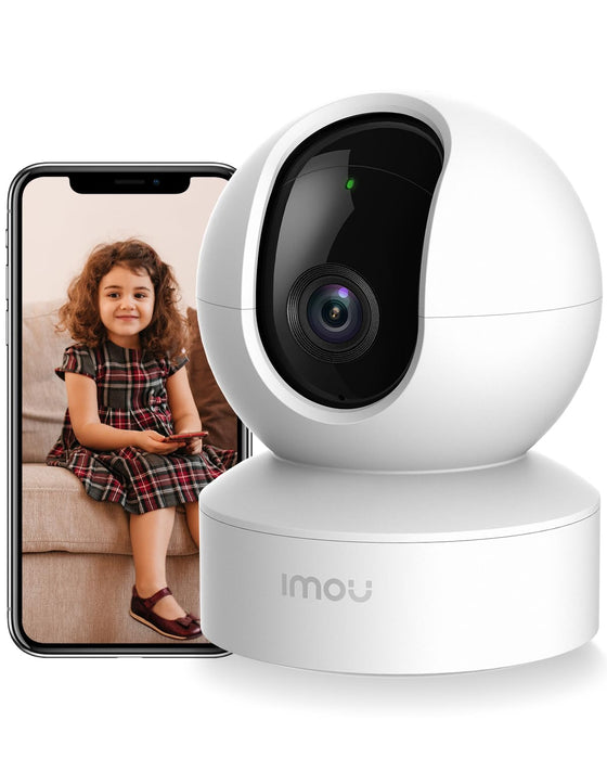 Imou 2K Camera for Home Wifi Cameras Security Camera 360° Indoor Cameras Ultra-Clear Surveillance Camera Human Detection, Abnormal Sound for Baby Monitor Night Vision, Smart Tracking(DK2 2K)