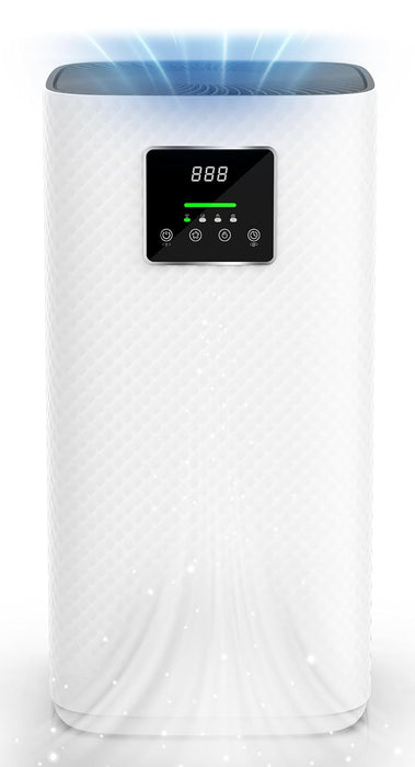 Air Purifier for Home Large Room & Offices Removes Dust, Odor, Smoke, Timer & Sleep Mode, LED Display Covers Up to 510 Sqft / 48m², Includes HEPA 3-in-1 Filter Technology, 400m³/h CADR, H13