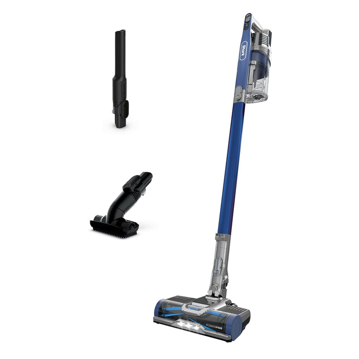Shark Cordless Vacuum Cleaner with HEPA Filter, Lightweight, Portable, Rechargeable, Powerful Pet Hair Pickup, Removable Handheld, Crevice Tool, Dusting Brush, 50-min Runtime, Blue, IZ363HT