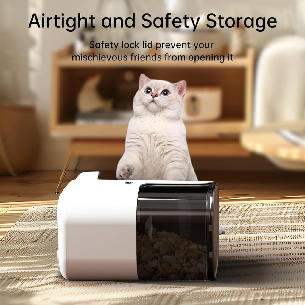 Dogness Rover Automatic Food Feeder For Pets-White – image 4