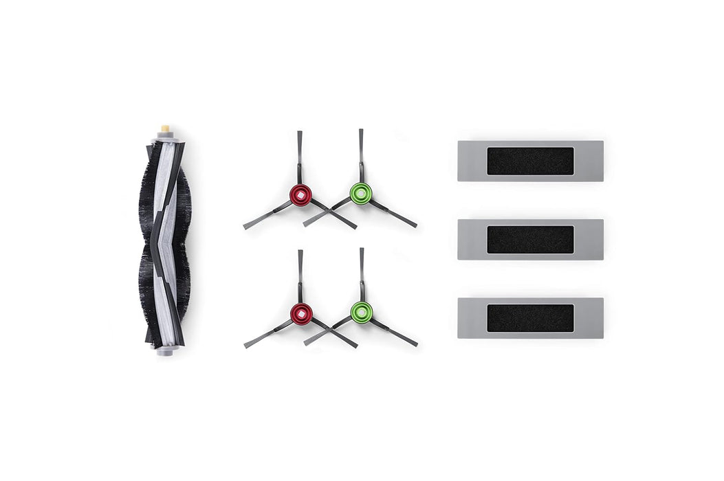 Ecovacs Deebot Accessory Pack (Dual Side Brushes、Main brush and Antibacterial Filters) for Model N10 Series,DKT060086