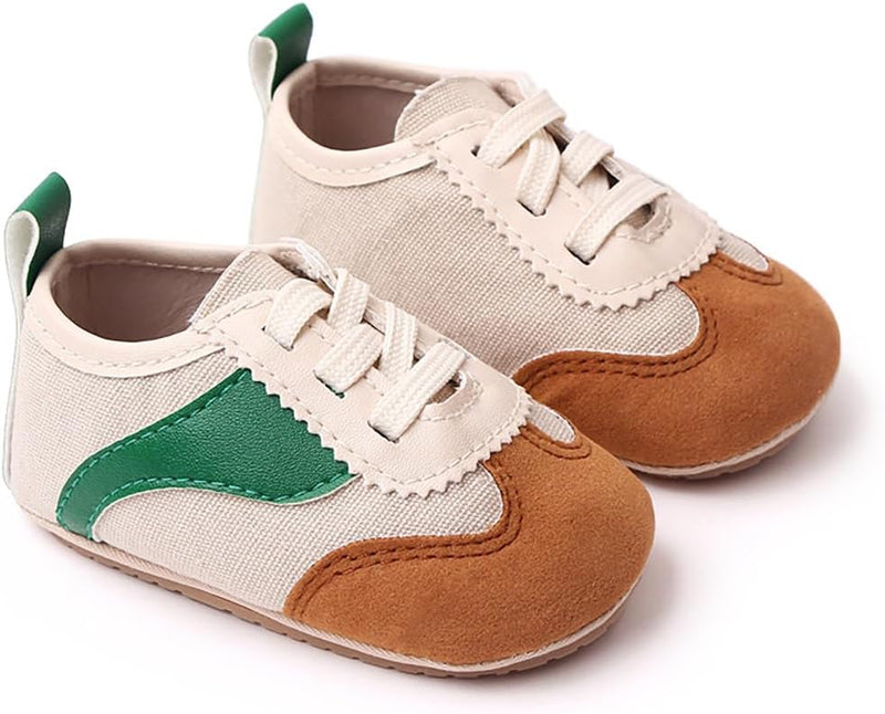 Baby Shoes Boys Sneakers Infant Slip On First Walking Shoes Toddler Crib Shoe Non-Slip Lightweight Shoes