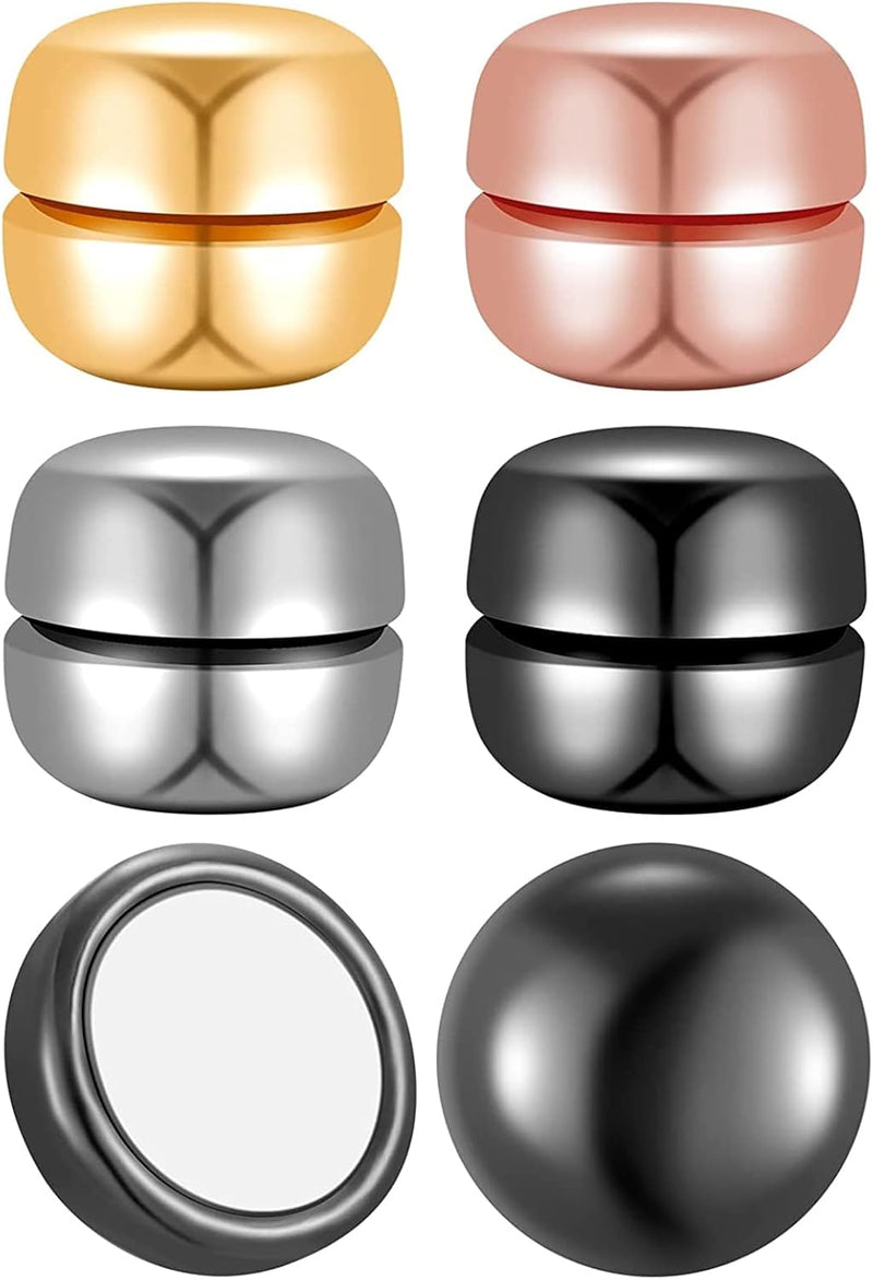 Hijab Magnetic Pins, 4 Pair Pinless Magnetic Hijab Pins Multi-Use Hijab Magnets Commercial Strength Hijab Pins for Women Multi-Use Colorful Scarf