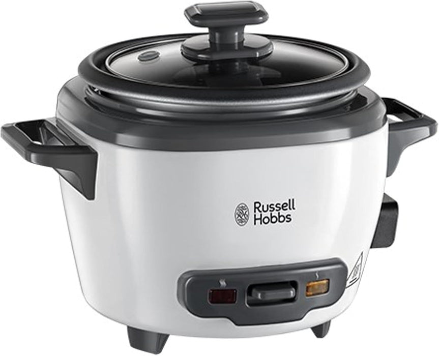 Russell Hobbs 27020-56 0.4 Liter Mini Rice Cooker, Keep Warm, Removable Non-Stick Bowl, White