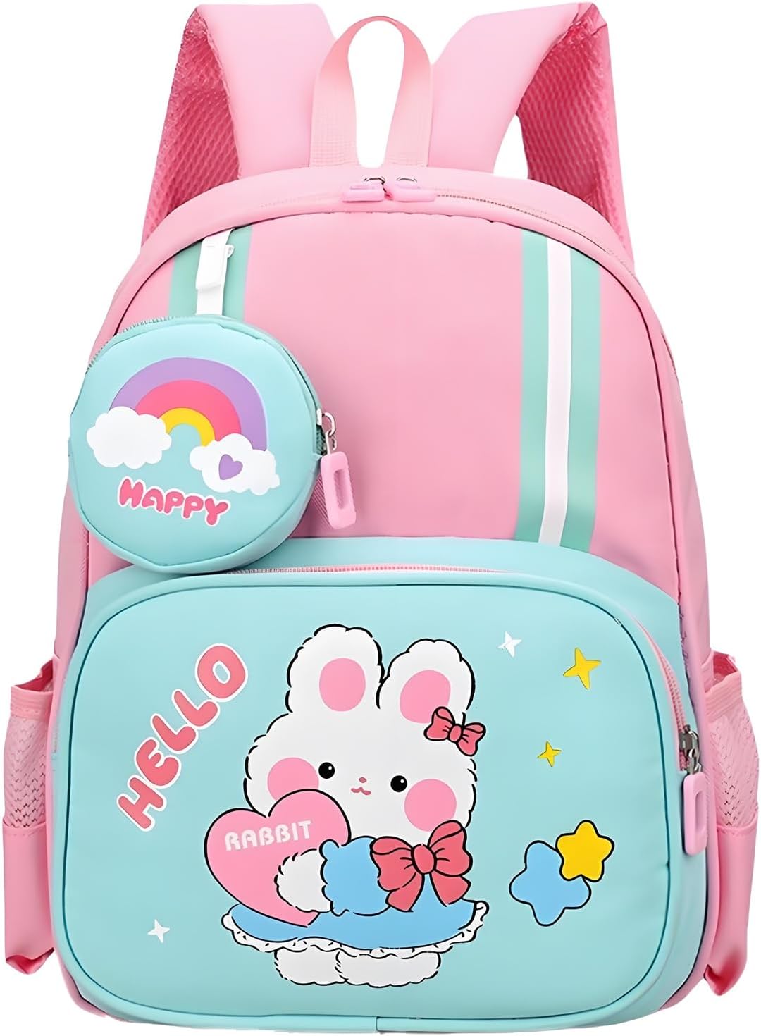 Toddler Backpack Kids Cute Cartoon Schoolbag Lightweight Bookbags Daypack School Backpack with Adujustable Strap Small Preschool Daycare Bag with Coin Pocket for Girls Boys – image 2