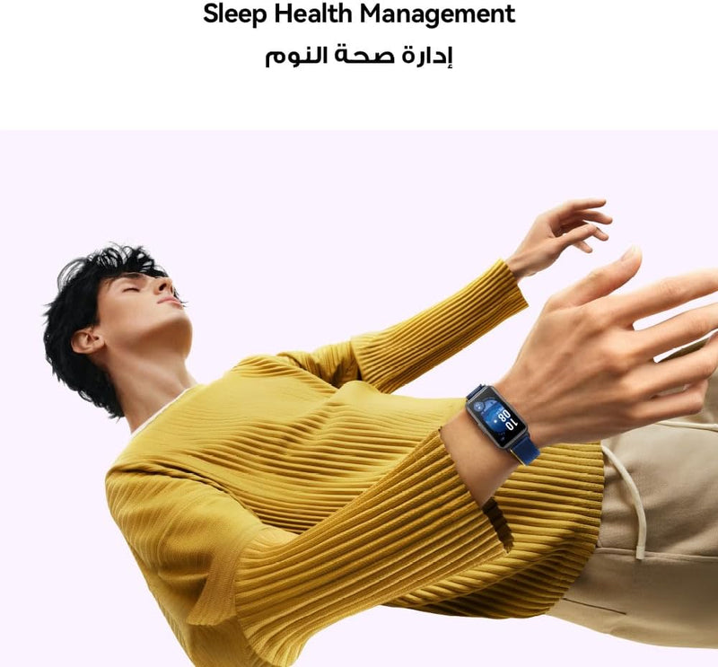 HUAWEI Band 9, Comfortable All-Day Wearing, Sleep Tracking, Fast Charging, Durable Battery, Intelligent Brightness Adjustments, 100 different workout modes, Compatible with iOS&Android, Blue