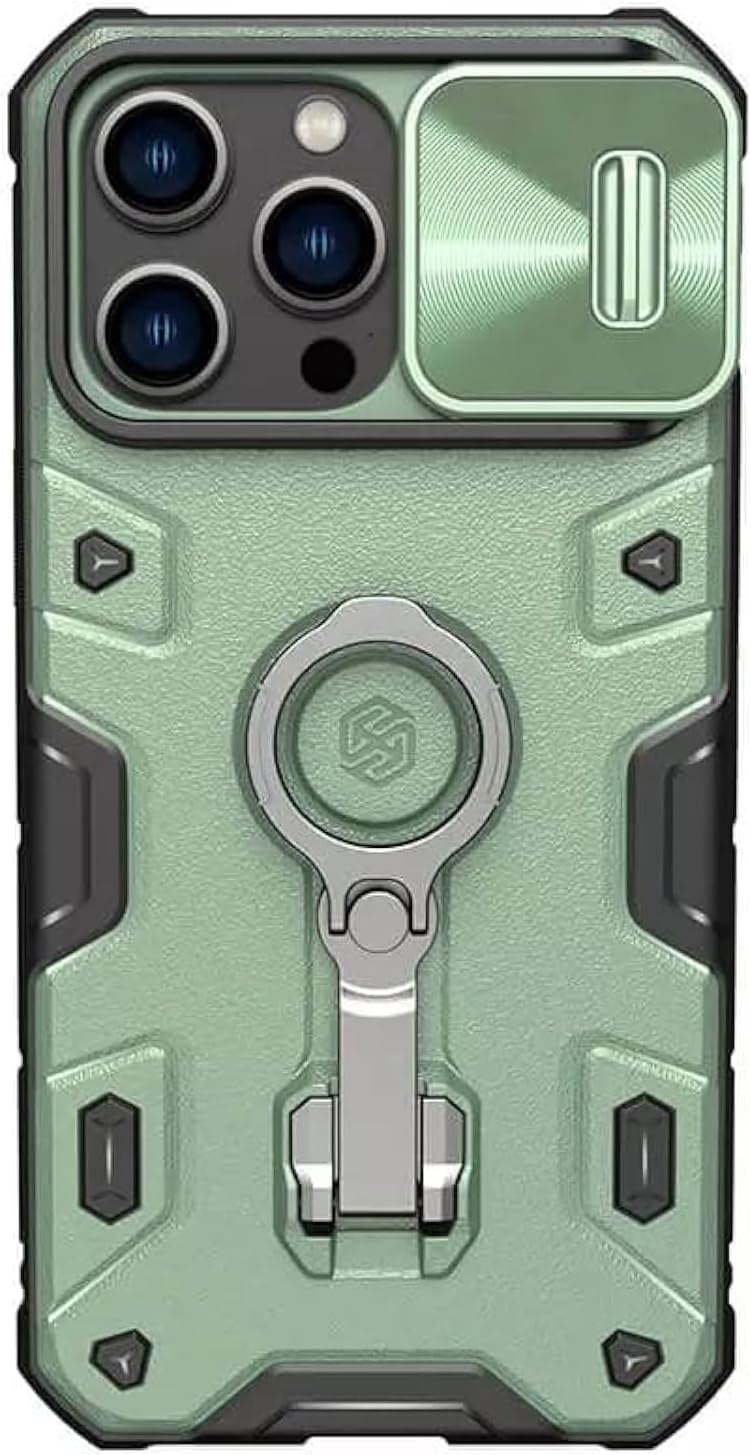NILLKIN Slide Cover Camera Protection CamShield Pro Case For iPhone 14 Pro Max (Black)