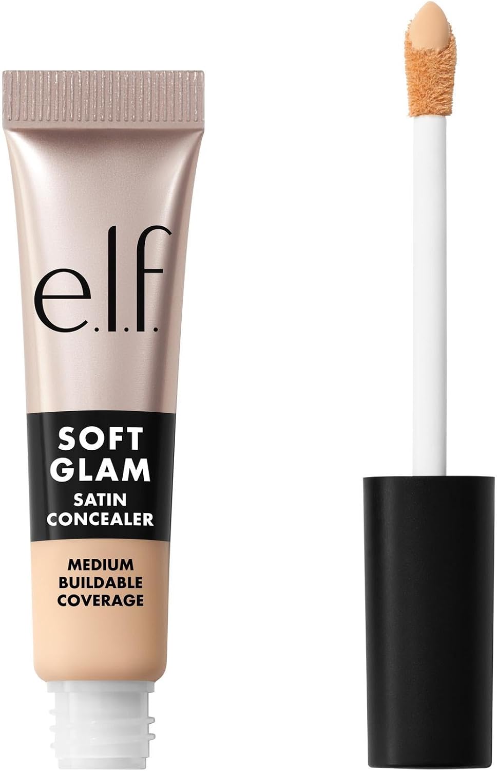 e.l.f. Soft Glam Satin Concealer, Medium Coverage for Impurities and Eye Area, Does Not Soop, Long-Lasting, Vegan and Cruelty Free, 10 Fair Cool β image 6
