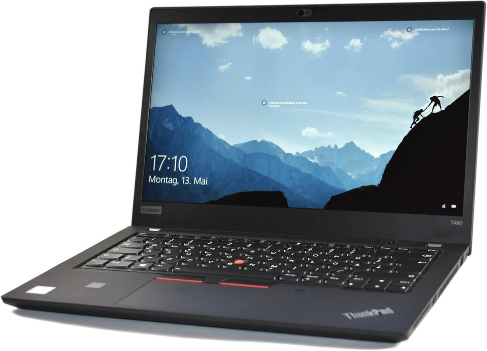 Lenovo ThinkPad T490 14.0" FHD (1920x1080) 250 nits IPS Anti-Glare Display - Intel Core i5-8265U Processor, 16GB RAM, 512GB PCIe-NVMe SSD, Windows 10 Pro 64-bit (Renewed)