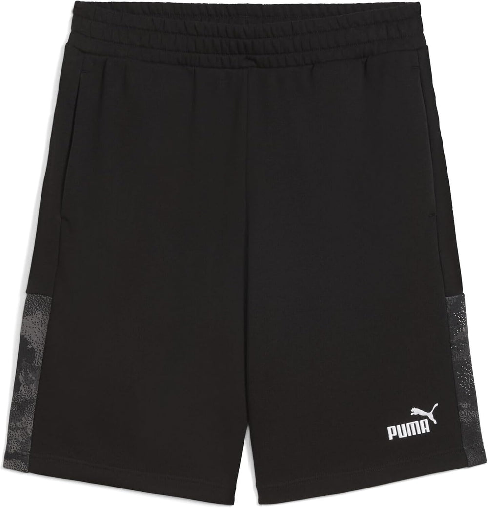 mens ESS CAMO Shorts TR 10 PUMA Black Shorts