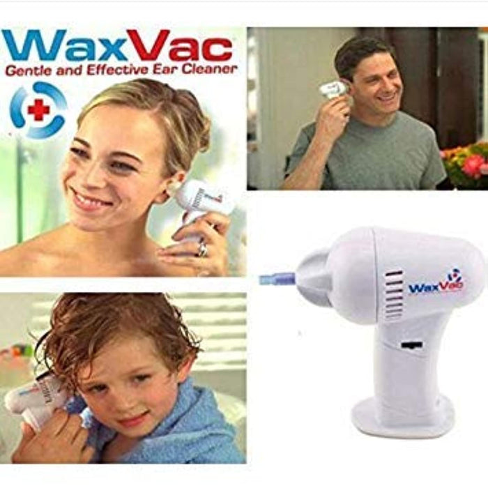WAXVAC VACUUM EAR CLEANING SYSTEM CLEAN EAR WAX VAC AS SEEN ON TV ears care removal tool earpick cleaner ear pick