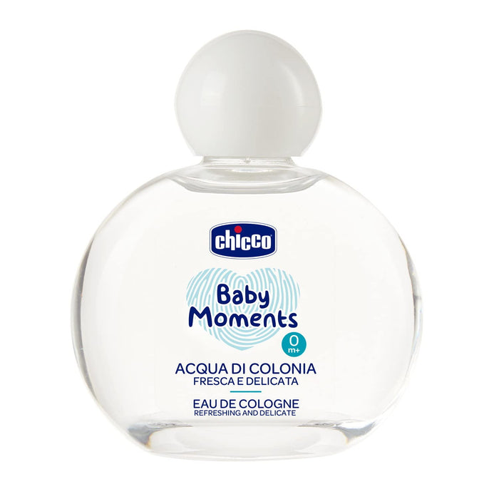 Chicco Baby Moments Eau De Cologne Refereshing And Delicate For Baby Skin 0M+ 100Ml, Multi Color