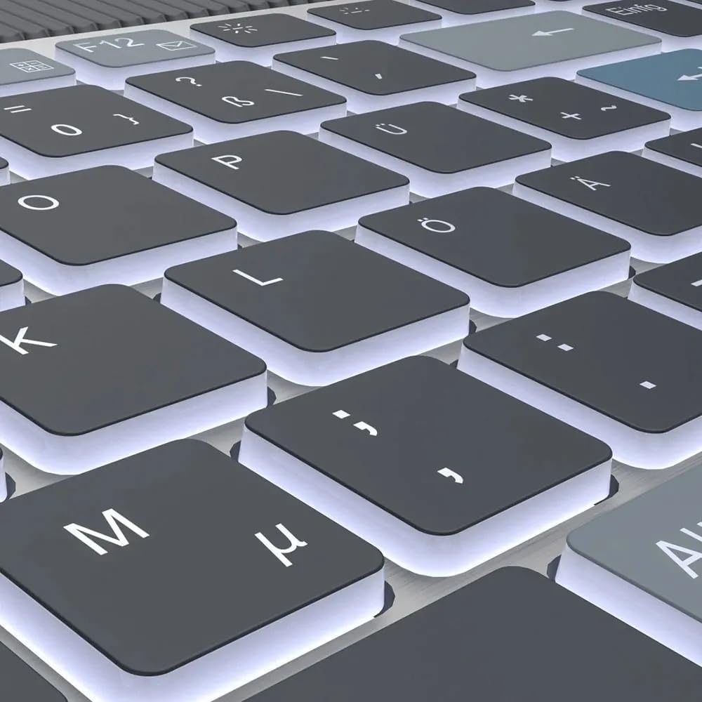Hama WKM-750 Multi-Device Wireless LED Keyboard/Mouse Set, Black – image 6