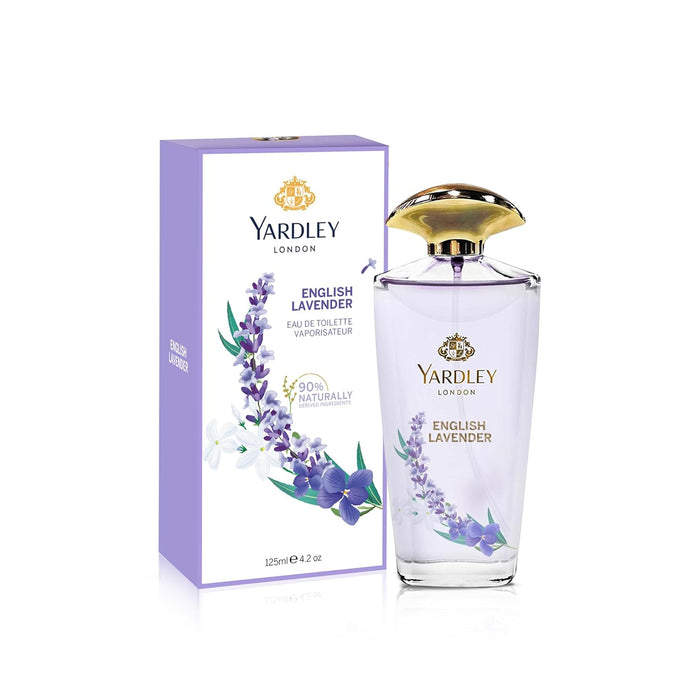Yardley English Lavender, Floral Aromatic Freshness, Relaxing And Calming Scent, Edt 125 ml