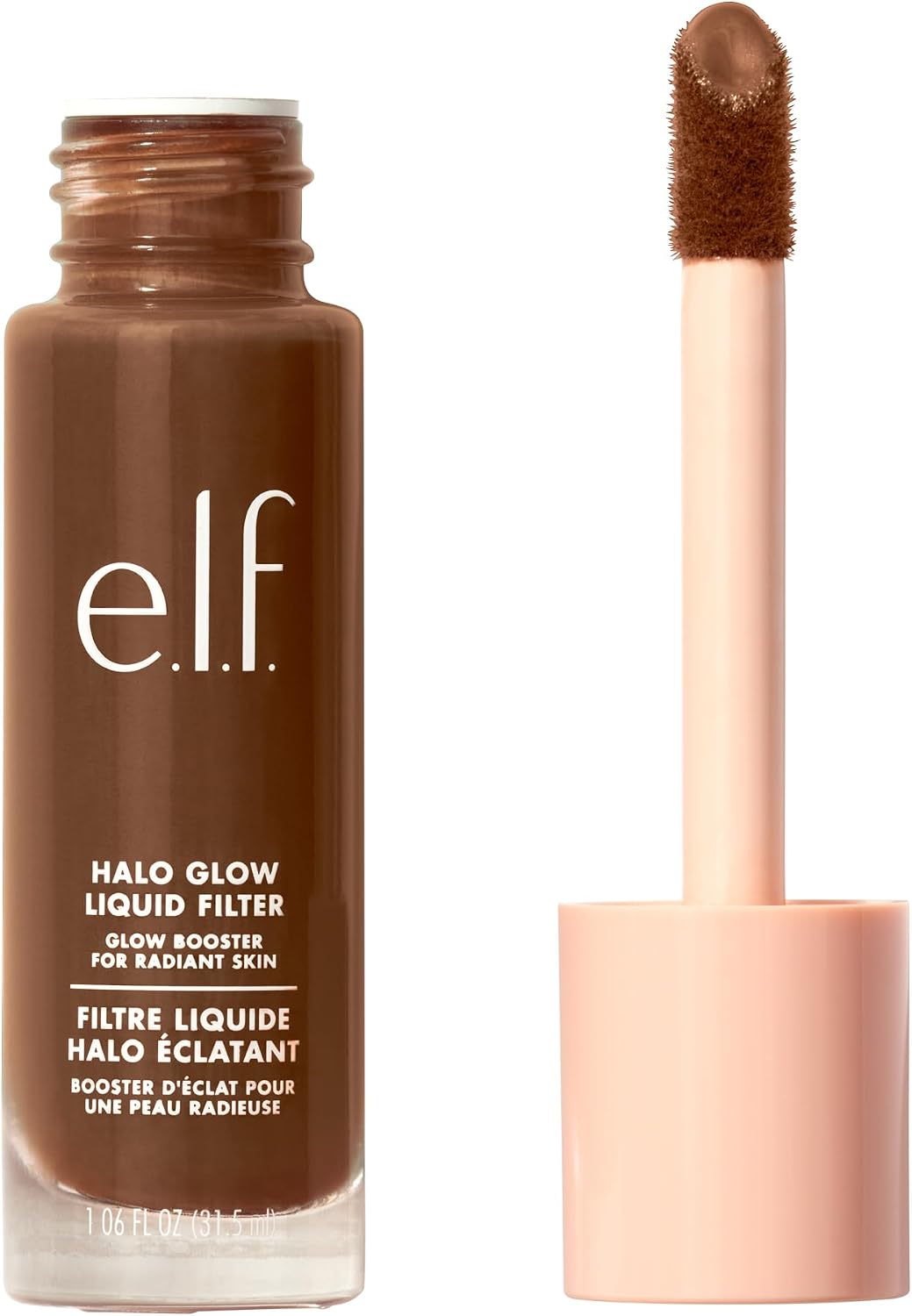 e.l.f. Halo Glow Liquid Filter, Complexion Booster For A Glowing, Soft Focus Look, Infused With Hyaluronic Acid, Vegan & Cruelty-Free, 0.5 Fair – image 2