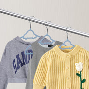 MINISO Flocking Clothes Hangers Set for Kids,4Pcs(Little Car)