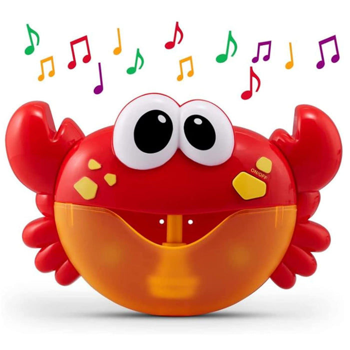 AM ANNA Baby Bath Toy, crab Bath Bubble Maker for Shower and Bathtub. Bubbles tub Machine for Babies Toddlers, Makes The Best Bathtub Toys time