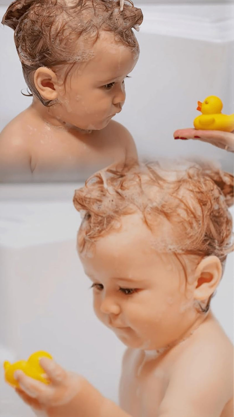 IEDASING'S CHOICE Rubber Ducks 100pcs, Mini Squeak Ducks Float for Baby Shower, Bath Time Fun, Car Ducking, Kids Birthday Party Favors, Game Gifts(1.57 x 1.57 x 1.2Inch, Yellow)