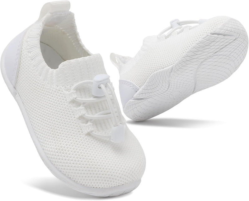 L-RUN Baby Shoes Infant Breathable Non Slip First Walking Shoes Baby Boys Girls Sneakers with Soft Rubber Sole Toddler Slip On Shoes